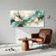 Ensemble de 1 tableau sur toile en forme de coquillage et de perle-130023201-130023200