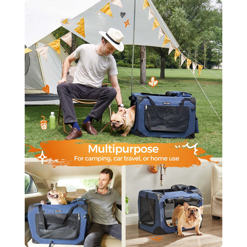 102x69x69cm Vehicle Travel Carrier, 42cm H x 60cm W x 42cm D, Blue