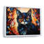 Abstrait Munchkin Marvel Cat Portrait I - décoration murale chat-95894373-95894372
