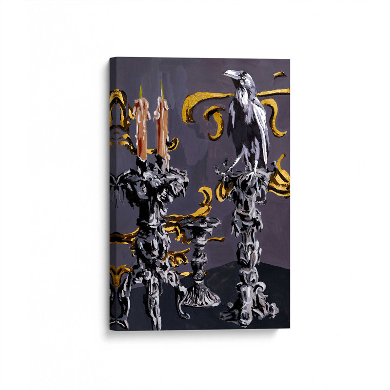 «Wax and Wing II» par Melissa Wang, reproduction d'art sur toile, H 12 po x l 16 po