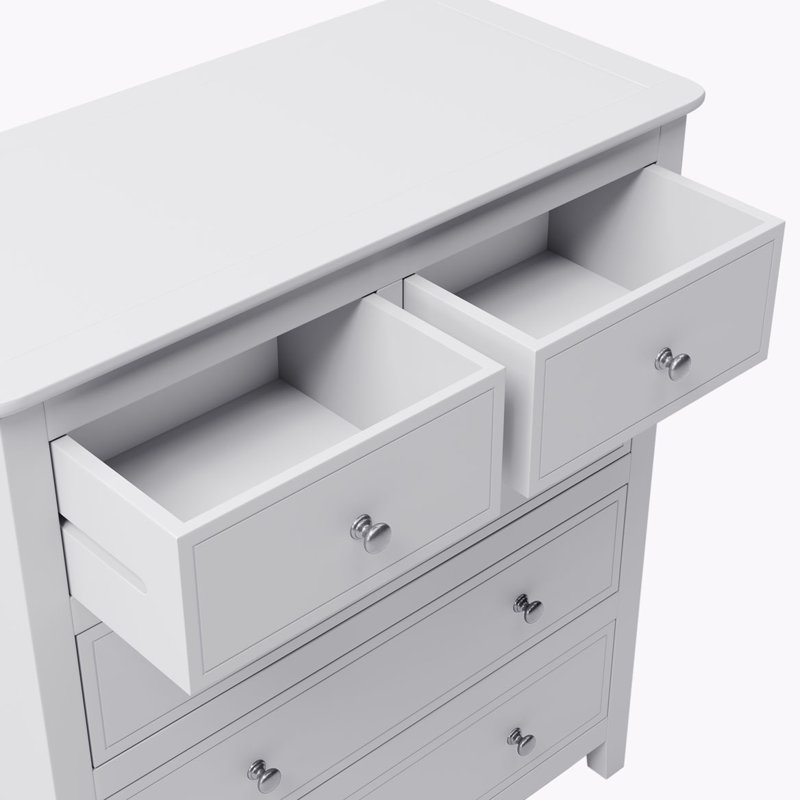 Fayne Solid Wood Accent Chest, White