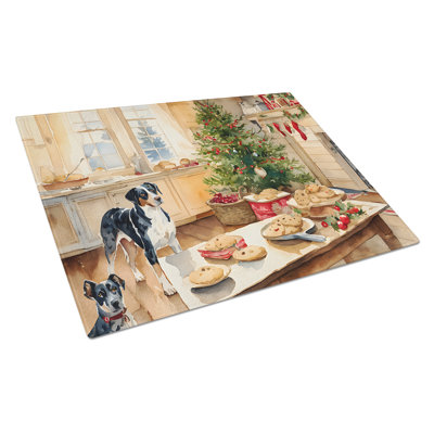 Planche à découper en verre pour Noël