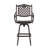 CAST ALUMINUM BAR STOOL
