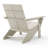 Modern Poly Adirondack Chair With Ottoman-2005742407