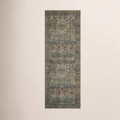 Magnolia Home By Joanna Gaines X Loloi Sinclair Machine Washable Turquoise / Multi Area Rug