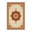 Tapis oriental moelleux moelleux en beige-1966985489