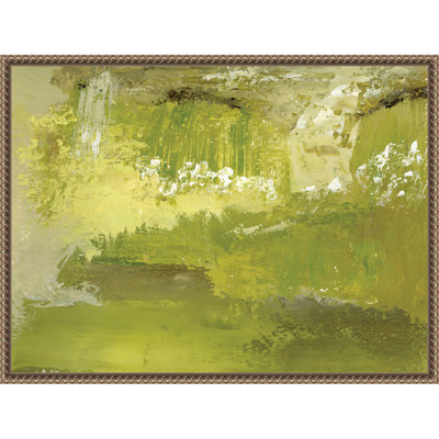 Chartreuse Clearing by Breanna Megan Studio Framed Canvas Wall Art Print