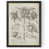Toile avec encadrement ébène
