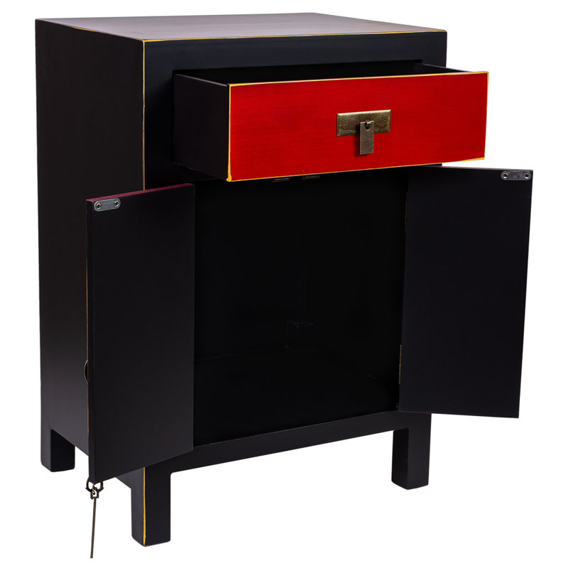 45cm W Manufactured Wood Bedside Table