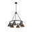 Felda 6 - Light Steel Dimmable Cone Chandelier-99998916-99998917