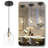 Trombly 1 - Light Single Pendant with Inverted Brandy Glass Shade-1397143520