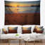 Tapisserie de plage sandy avec accessoires suspendus en pieds de mer en shore de mer imprimé-28489687