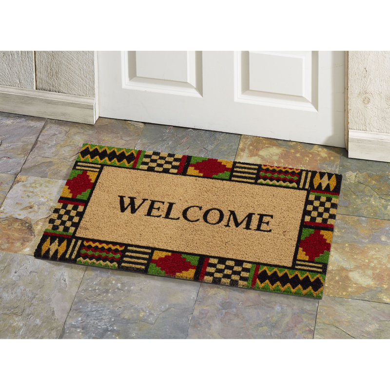 Kente Border Welcome Dmt 18x30