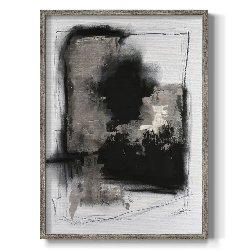 Shadow Resistance I Framed Print - Solid Wood, 11" H x 9" W