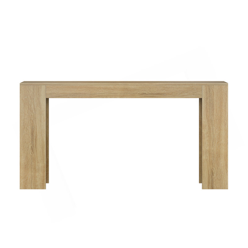 62.99-Inch Extra-Long Entryway Table, Oak