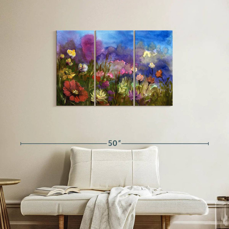 Champ de fleurs Alvord, H 24 po x l 38 po