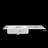 42'' W x 22'' D Solid Surface Vanity Top Rectangular White Vanity Sink Countertop with Left Drain Pre-drilled Faucet Hole
