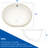 19"X16" Oval Shape Ceramic Bathroom Sink - Pure White Undermount Lavatory Basin With Overflow, Low Water Absorption, Acid Resistance, No Faucet Holes, Attractive Design Practical And Fashionable