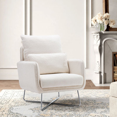 Fauteuil d'appoint en velours