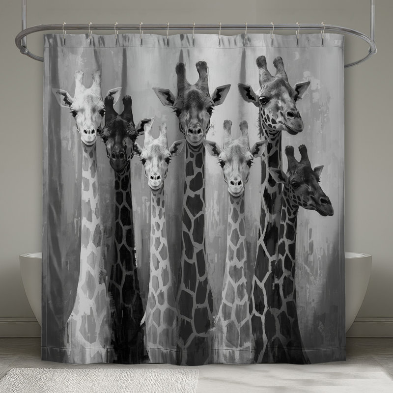Rideaux de douche monochromes extra longs, L 70 po x H 93 po