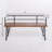 Kealynn Metal & Wood Outdoor Bench