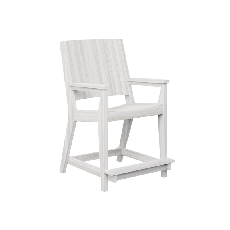 Fauteuil de bar berlinois berlinois naturel, Coquillage, 21.5"