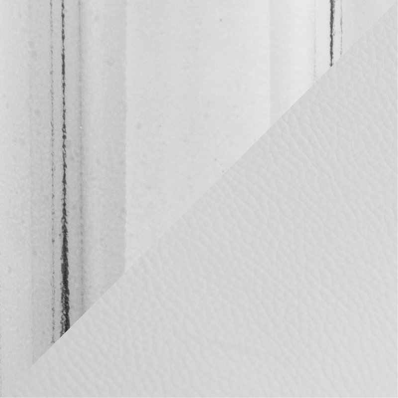 Tabouret de bar réglable en métal chromé et similicuir - ensemble de 2, Blanc, Chrome chrome