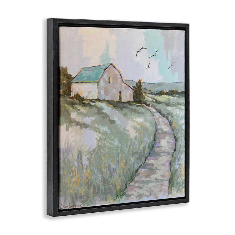 Cadre flottant Peaceful Homestead, Cadre flottant noir de jais, H 21 po x l 17 po