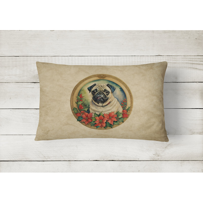 Coussin Christmas, 12 po x 16 po, Rectangulaire