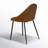 Holmes Vegan Leather Dining Chair-1948289817