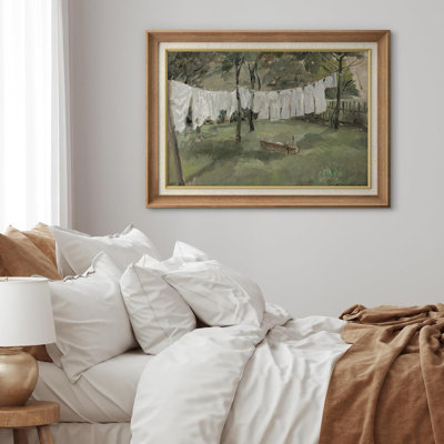 Rustic Countryside " Clothes Hanging To Dry Rustic Rural Nature WildernessBedroom "