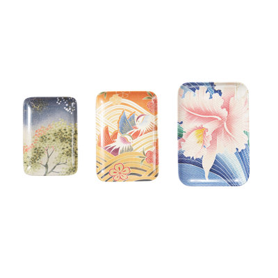 KIMONO TRAY SET OF 3