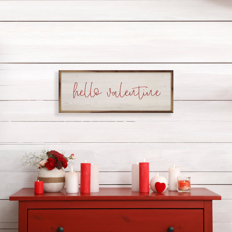 Rose Hello Valentine, blanc, délavé, H 4 po x l 12 po x P 1 po