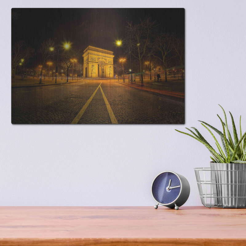 «Arc Night» par Sebastien Lory, H 12 po x l 16 po