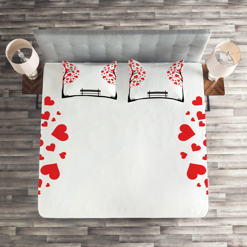 Hypnotic Coverlet, King Bedspread + 2 Shams