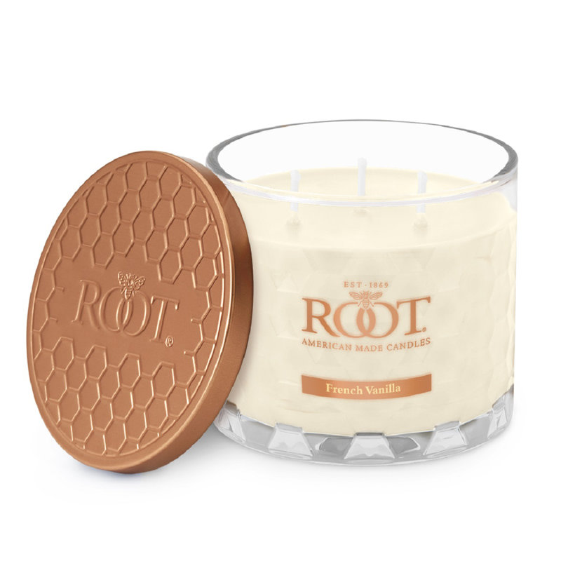 French Vanilla Scented Jar Candle