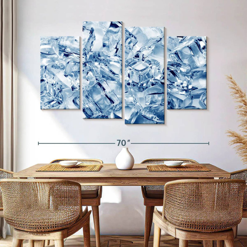 Arney Ice Cubes Abstract, 42" H x 68" W