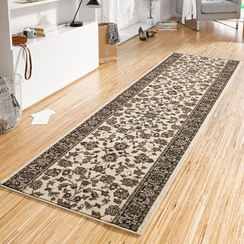 Basic Cream Rug, Runner 80 x 200cm