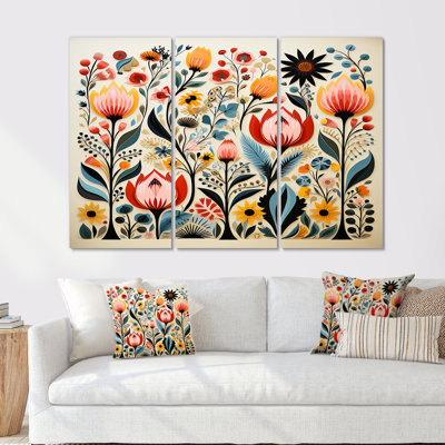Noha - ensemble de reproduction d'art fleurs sauvages