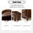 Nut-brown Solid Wood+Glass Display Cases