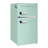 FRIGIDAIRE Retro 2-Door Compact Fridge Freezer Combo, 3.1 Cu. Ft., Stainless Steel, Built-in Bottle Opener-100663870