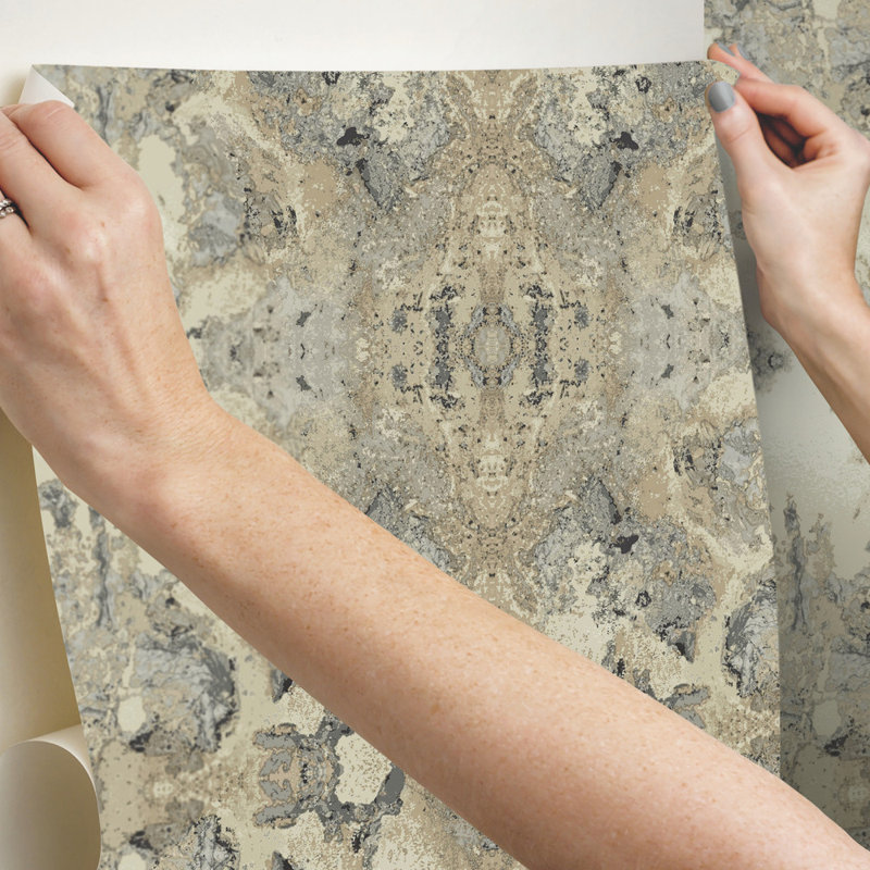Peel & Stick Wallpaper Roll, Light Blue