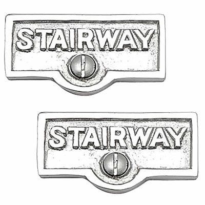 Stairway Name Signs Labels Switch Plate Tag