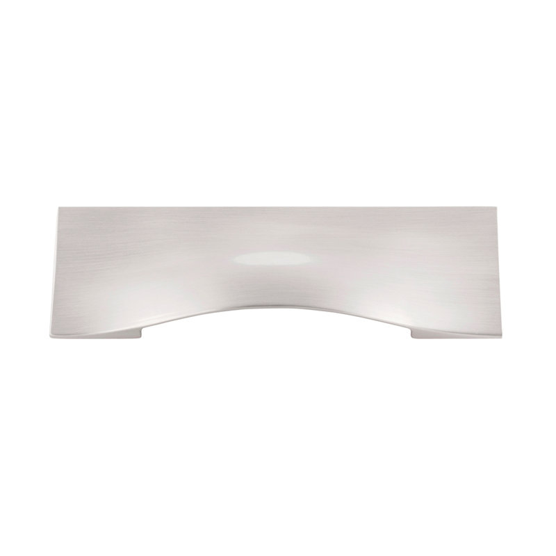 Emerge Cup / Bin Pull, Satin Nickel, 3 3/4"