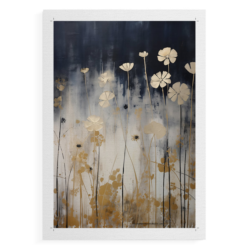 FLORAL Series CDX III - Impression sur toile seulement - NON CADRE, H 18 po x l 12 po