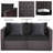 Malti 59'' Wide Straight Wicker Loveseat with Cushions-282640347