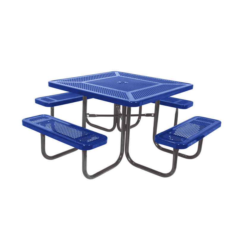 Table de pique-nique Tycho, Noir / Bleu