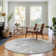 Premium Machine Washable Kolten Silver Rug