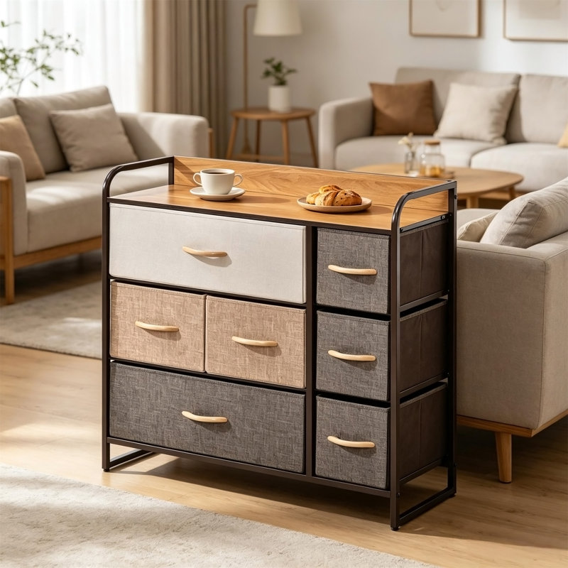 Armoire de rangement moderne avec tablette ouverte
