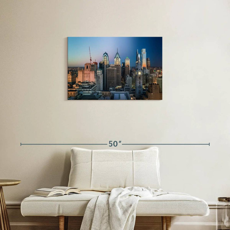 Ravi Philly Skyline, H 20 po x l 30 po